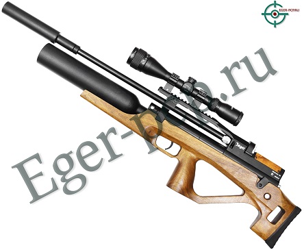 Пневматическая винтовка Jager SPR BullPup Колба (550 мм, 6.35 мм, Орех, AP)
